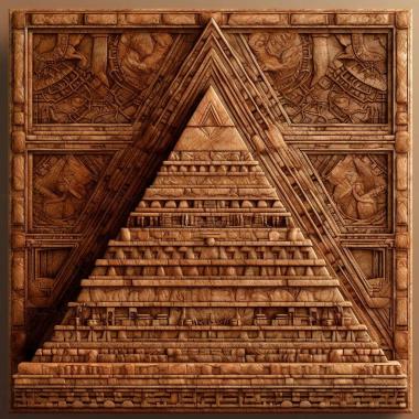 Patterns and decorations stl Pyramica 4 3d model